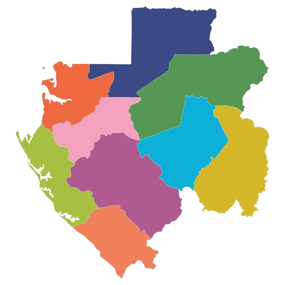 carte du Gabon